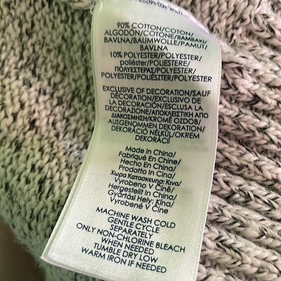 Chaps Thick Knit Cotton Quarter Zip Sweater - Picture 9 of 9